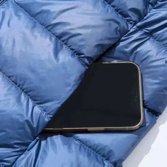 EB | Damen Tragbarer Puffer-Mantel mit Abnehmbarer Kapuze