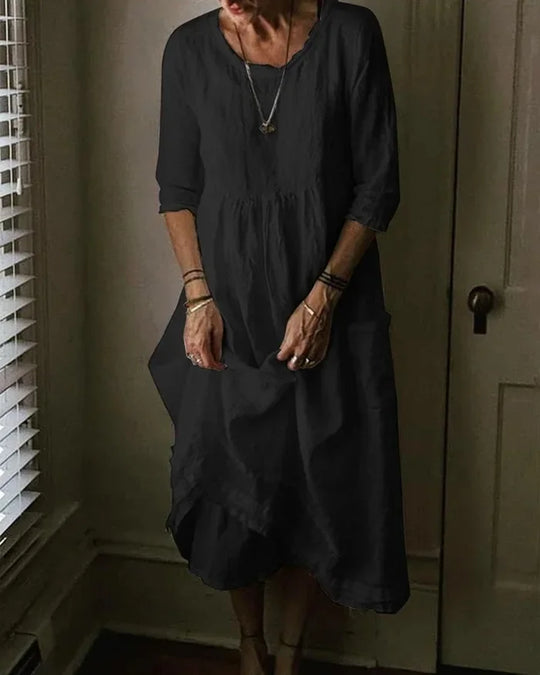 EB | Oversize Kleid aus Baumwolle für Frauen