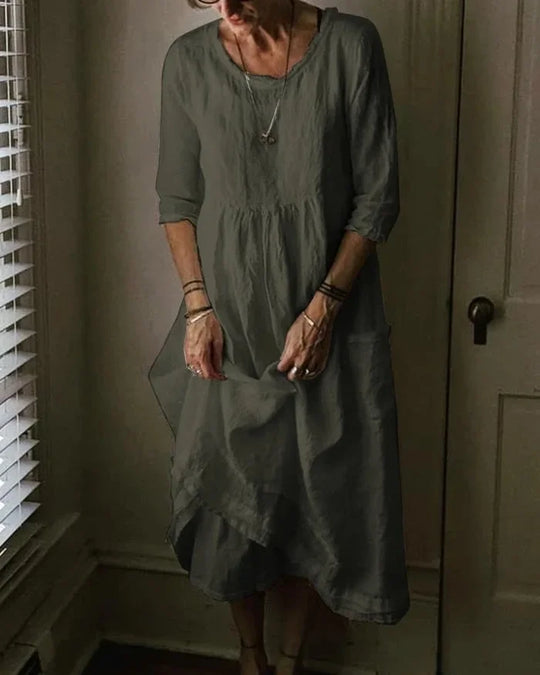 EB | Oversize Kleid aus Baumwolle für Frauen