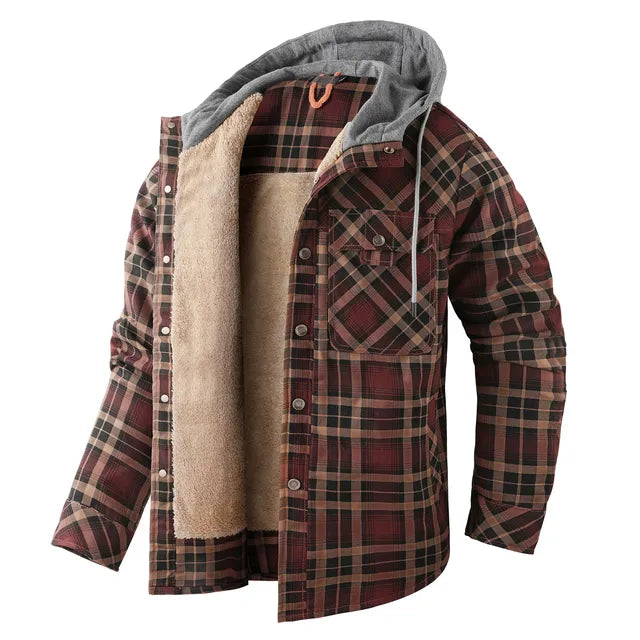 EB | Warm kariert Hemdjacke