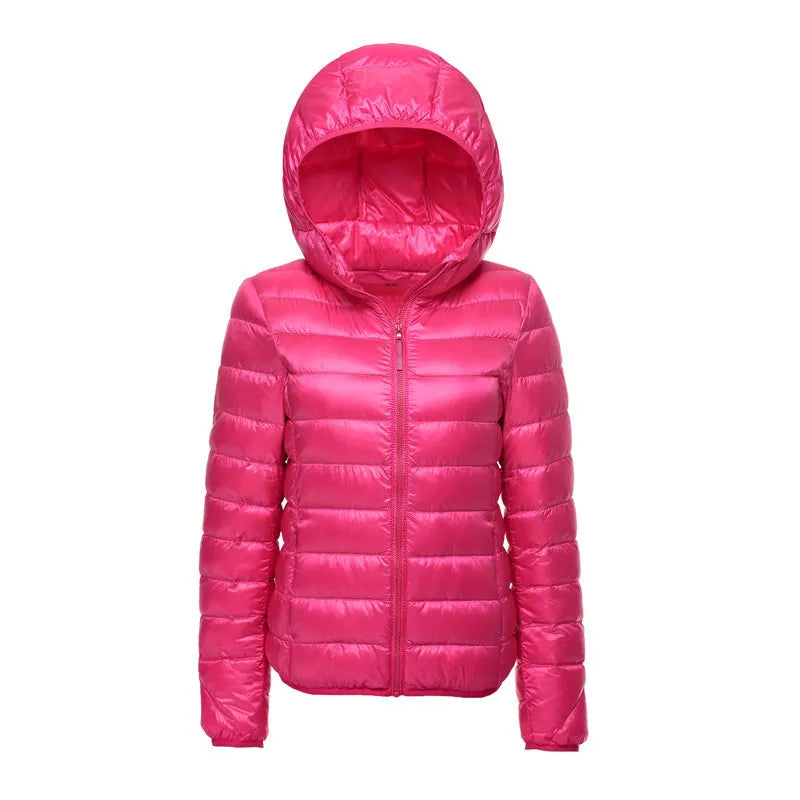 EB | Steppjacke mit Kapuze - Leichte Übergangsjacke für Alltag und Outdoor