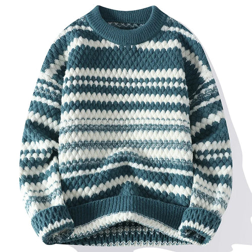 EB | Strickjacke mit Nordischem Muster Weich und Warm Perfekt für Wintertage