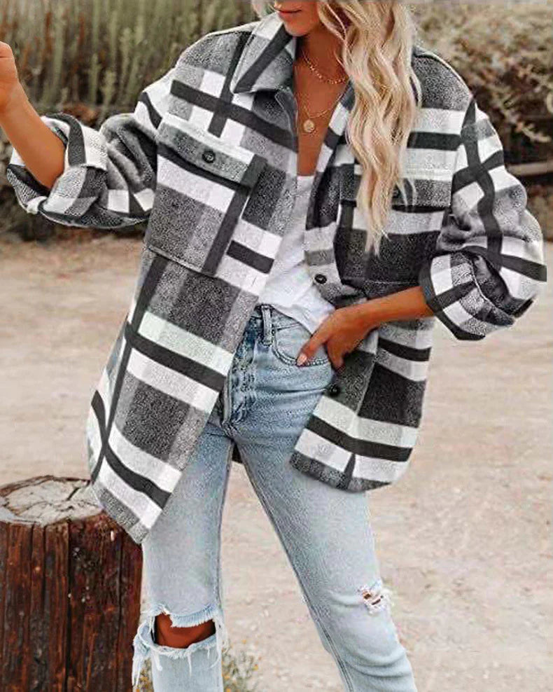 EB | Warme Woll Jacke Damen