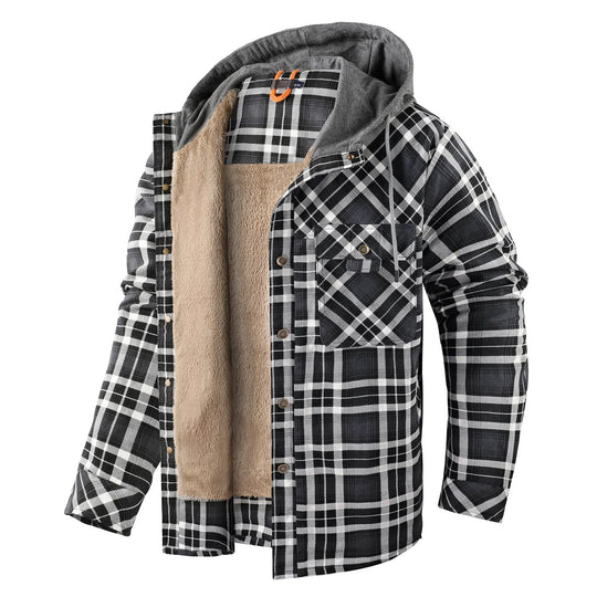 EB | Warm kariert Hemdjacke