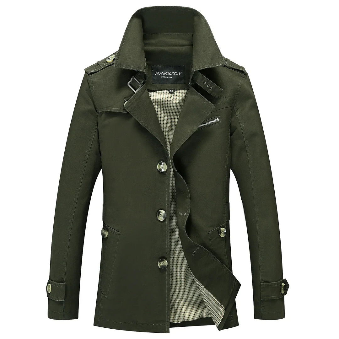 EB - Stylischer langer Herbst-Trenchcoat für Herren