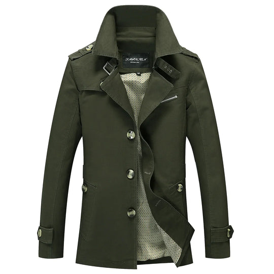 EB - Stylischer langer Herbst-Trenchcoat für Herren