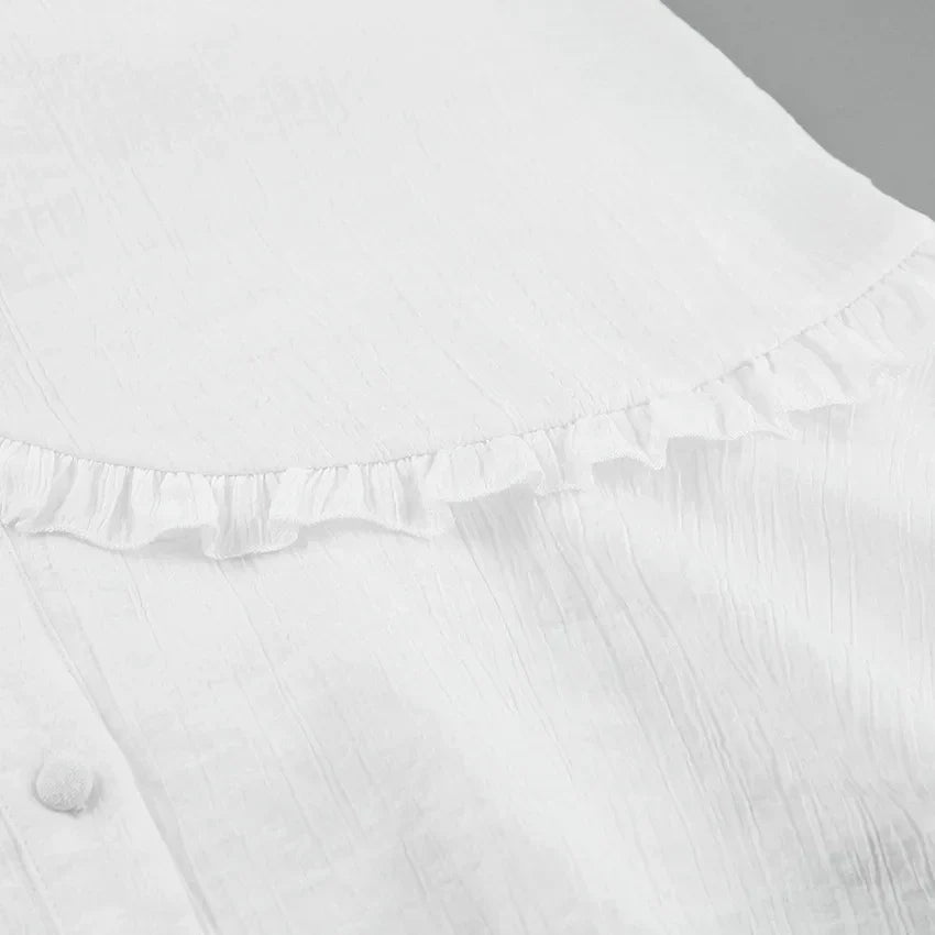 EB | Weiße Sommerkleid mit Schnürung