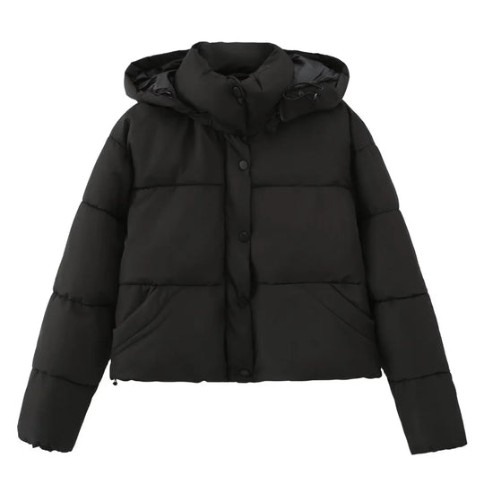 EB | Lässige Kurze Kapuzenjacke