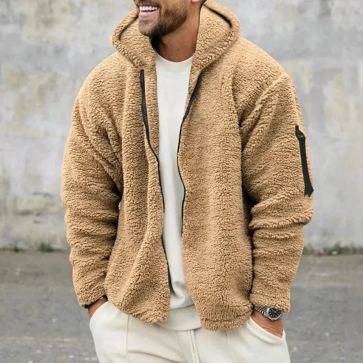 EB | Herren Kapuzen-Fleecejacke