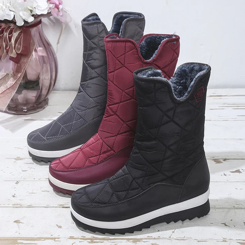 EB | Wasserdichte Winter-Mittelstiefel Schneestiefel