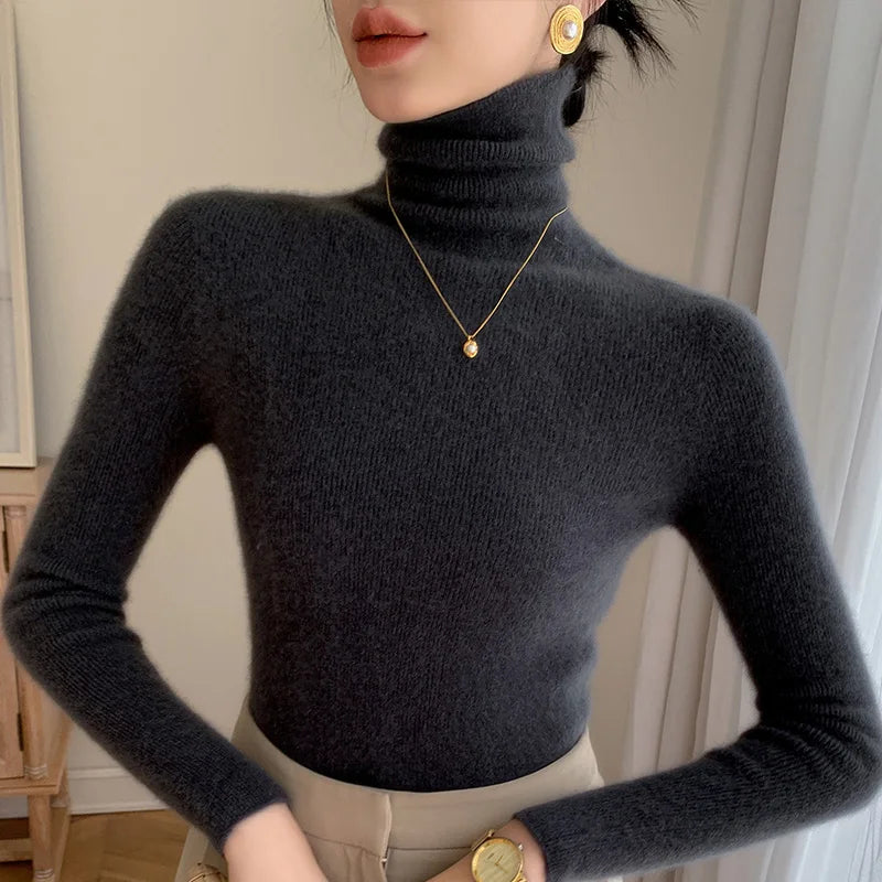 EB | Rollkragenpullover Aus Wolle