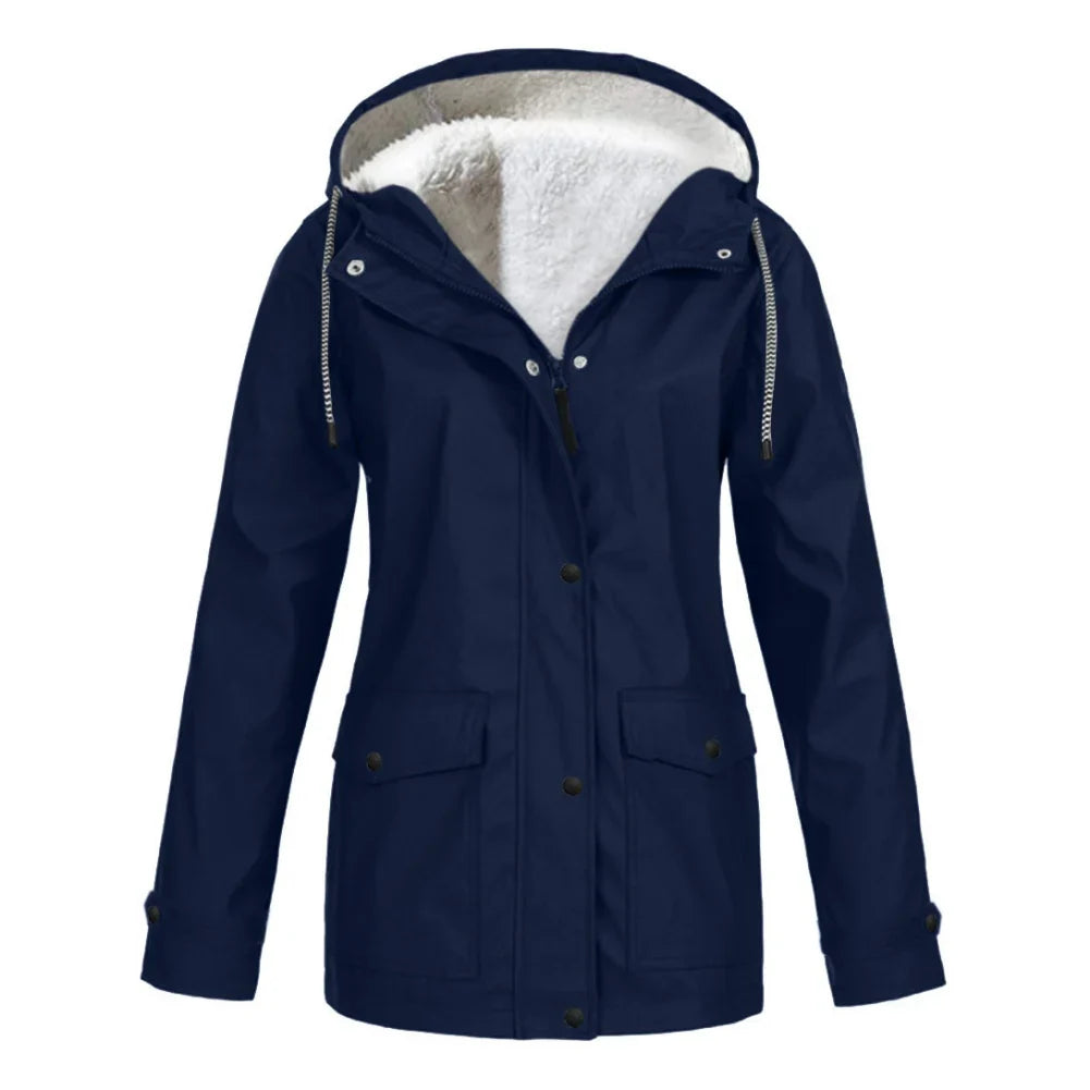 EB | Wasserdichte Fleece-Hoodie-Jacke