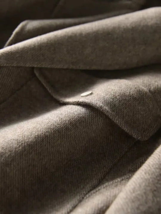 EB | Klassische Wolljacke mit Klappe