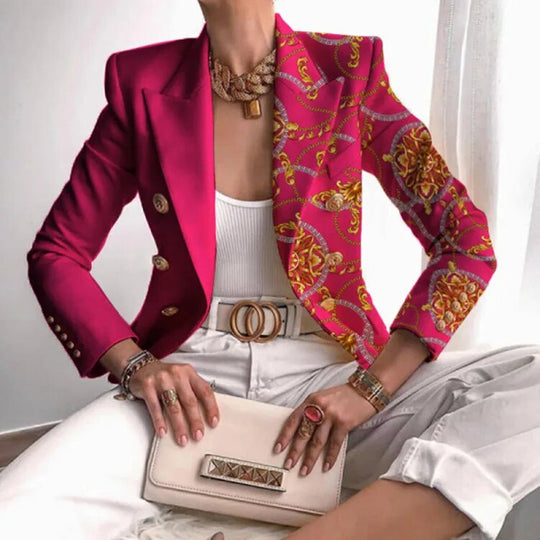 EB | Blazer Gedruckt In Der Taille