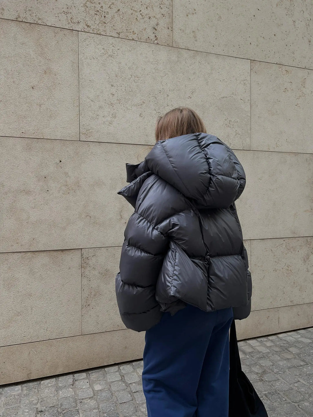EB | Modische Steppjacke in Anthrazit