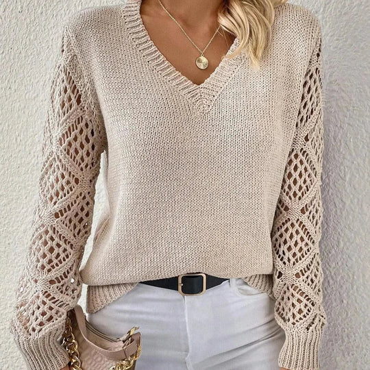 EB | Couture V-Ausschnitt Pullover