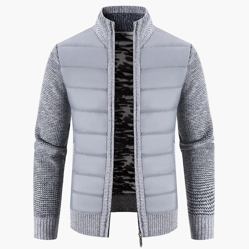 EB | Stepp-Strickjacke mit Reißverschluss - Lässiger Urban Style für Alltag und Freizeit
