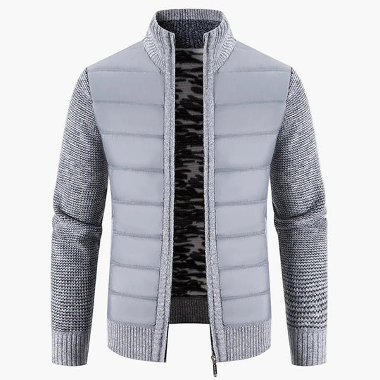 EB | Stepp-Strickjacke mit Reißverschluss - Lässiger Urban Style für Alltag und Freizeit