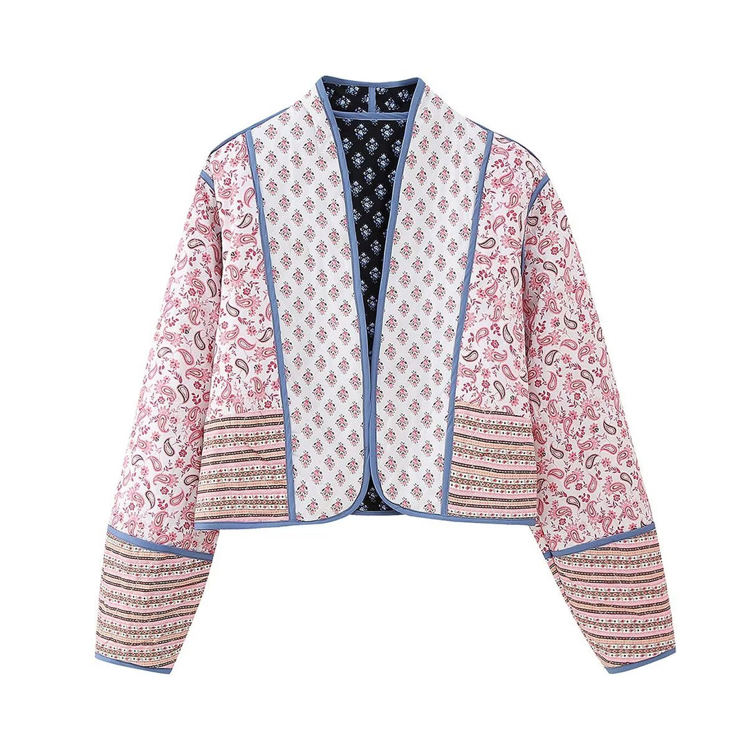 EB | Damenjacke mit Blumenmuster
