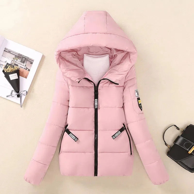 EB | Gefütterte Winterparka mit Kapuze Warme Jacke