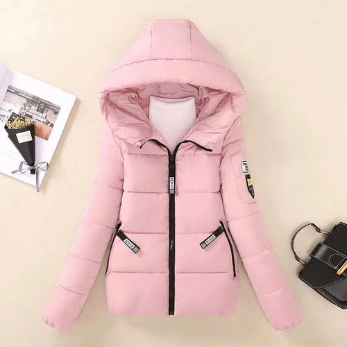 EB | Gefütterte Winterparka mit Kapuze Warme Jacke