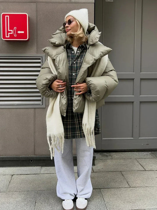EB | Modische Steppjacke in Anthrazit
