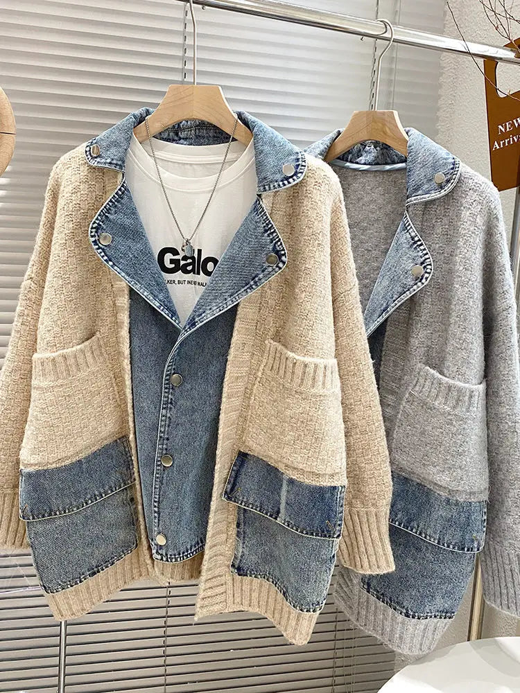 EB | Splicing Jeansjack Stilvoll & trendy