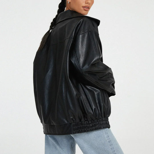 EB | Oversized Lederjacke