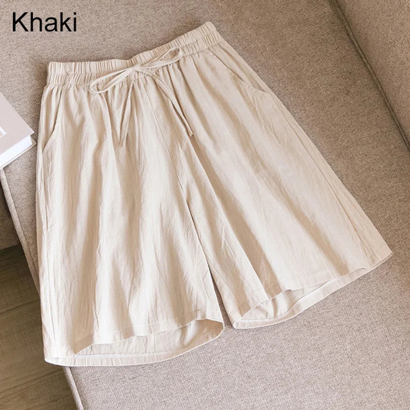 EB | Baumwoll-Knie-Lange Shorts