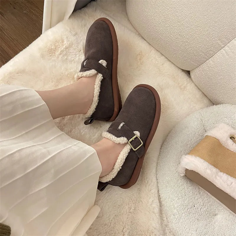 Mikaela Leder Hausschuhe | Warm & Trendy EB