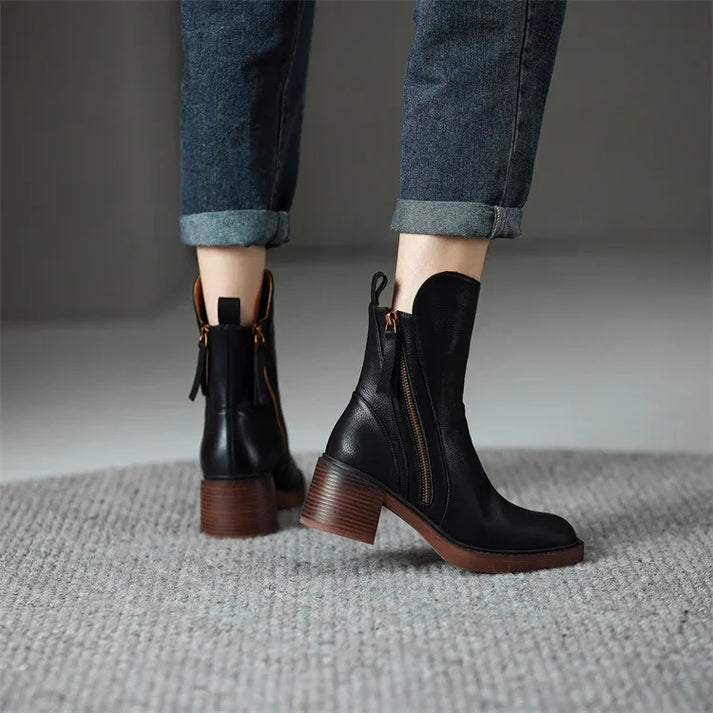 EB | Stovler Ankle Boots und Lederstiefel mit Reißverschluss
