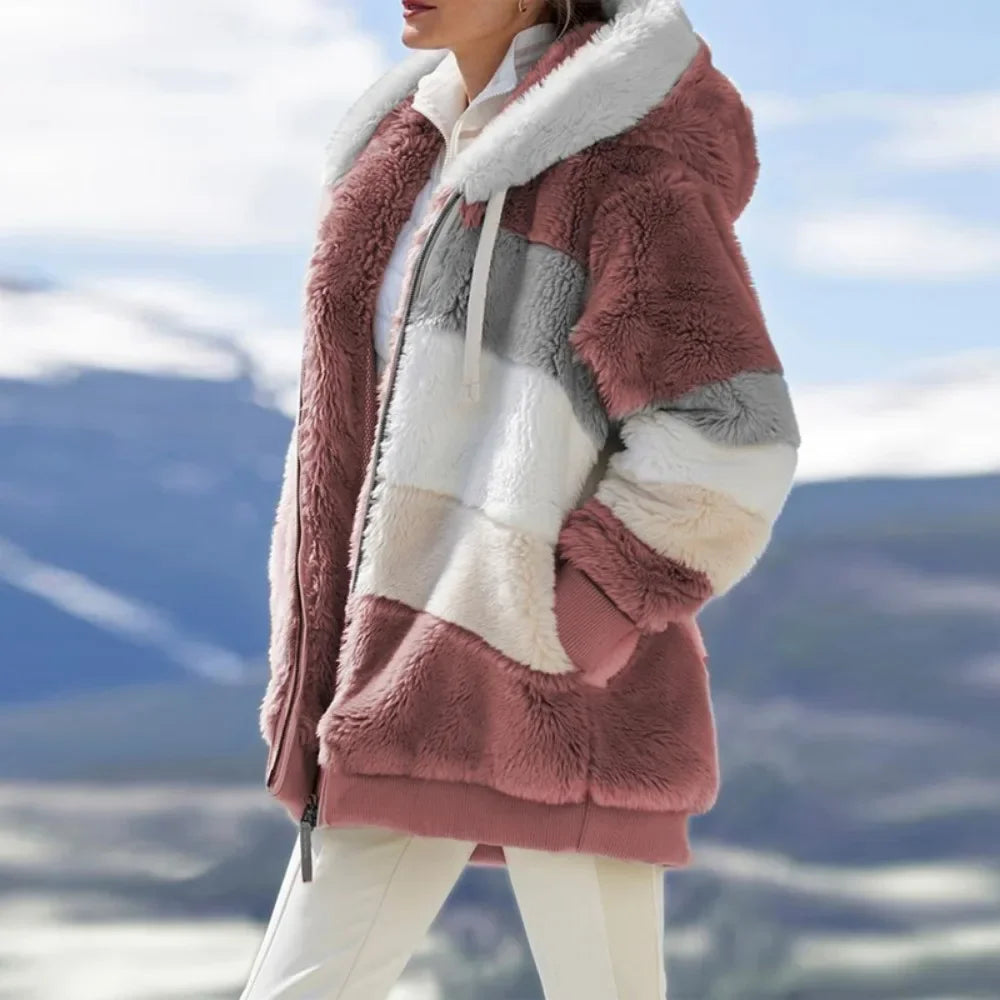 EB | Fleecejacke mit Kapuze - Langarm