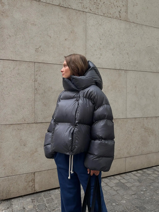 EB | Modische Steppjacke in Anthrazit