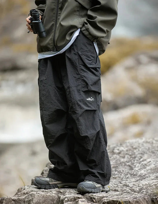 EB Herren Cargohose mit seitlichen Taschen und weiter Passform