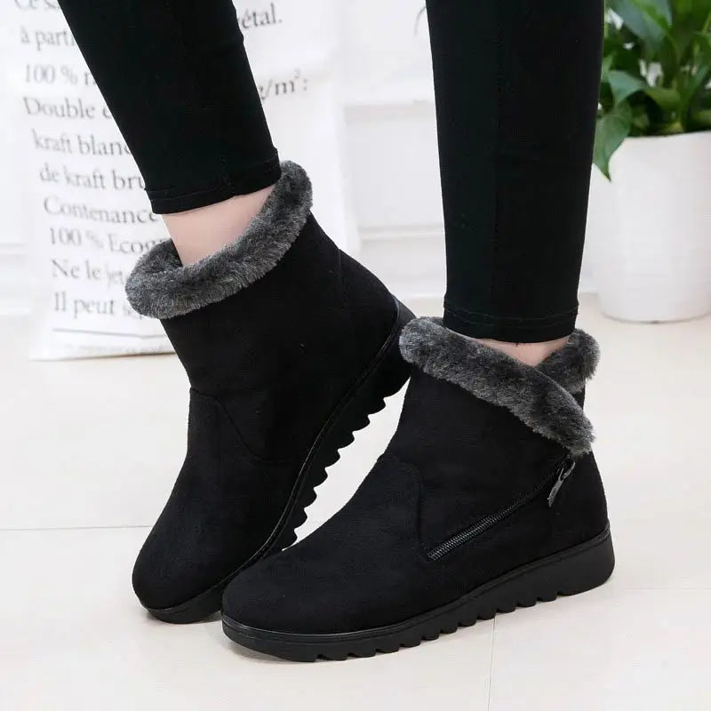 EB | Winter Plush Reißverschluss Rutschfeste Stiefel
