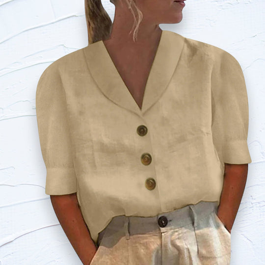 EB | Retro Chic Top mit Knöpfen
