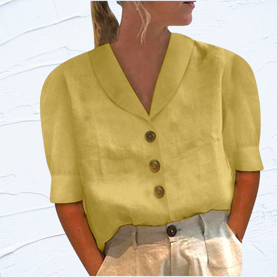 EB | Lässige Bluse mit Puffärmeln