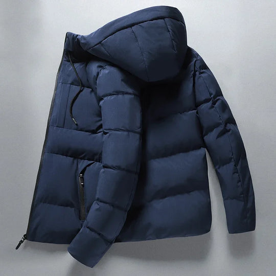 EB | Gepolsterte Winterjacke mit Kapuze Polyester Warm und Funktional