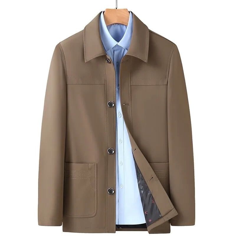 EB | Freizeitjacke mit Aufgesetzten Taschen und Knöpfen - Samuel