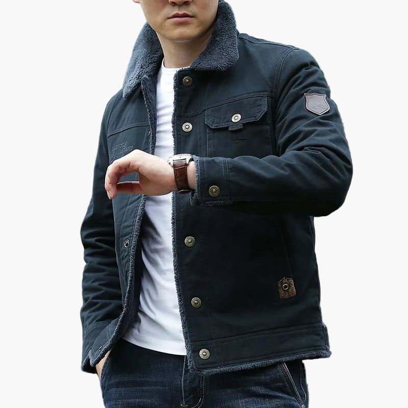 EB | Freizeitjacke mit Fleecekragen - Modische Outdoor Übergangsjacke für Alltag und Abenteuer