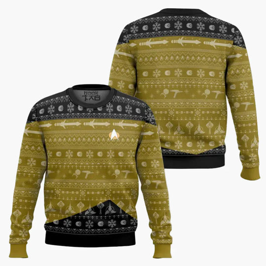 EB | Star Trek Pullover - Geek Weihnachts-Sweatshirt für Fans, Winter Freizeit