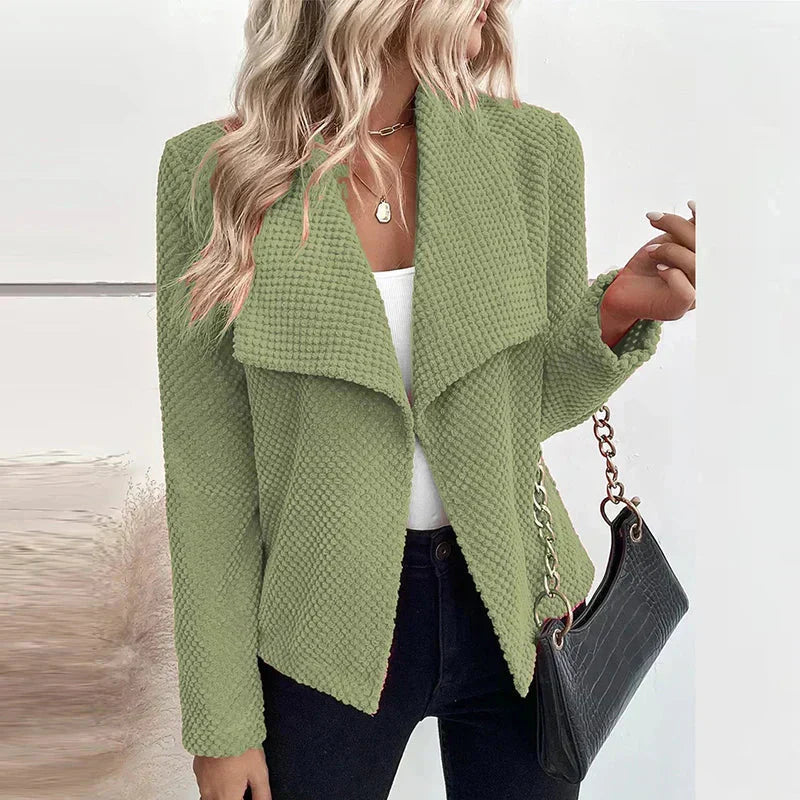 EB | Blazer mit Struktur Große Kragen Elegant und Modern