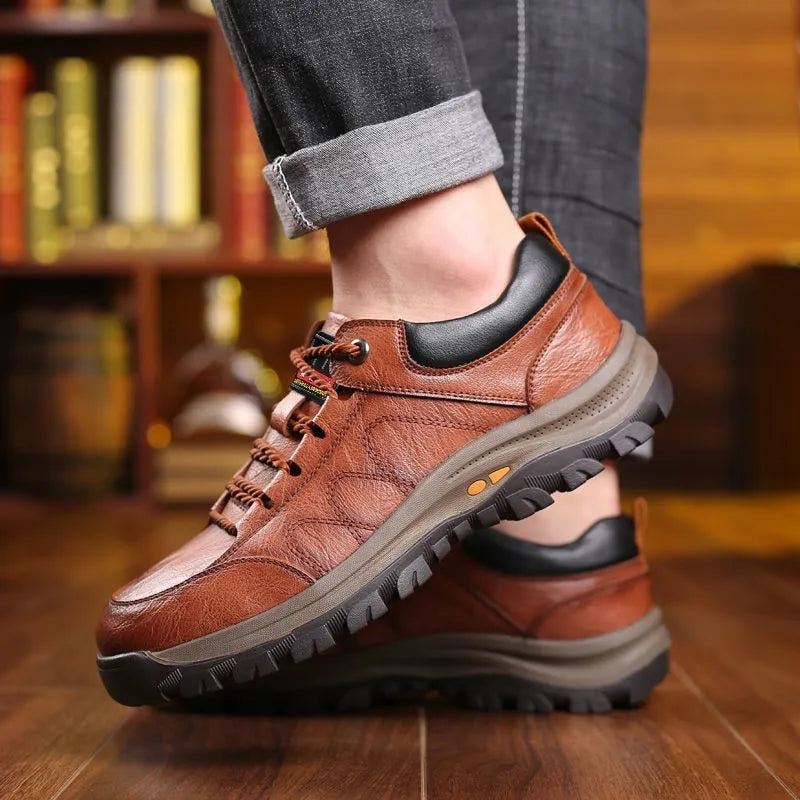 Warme Winterschuhe aus Leder EB