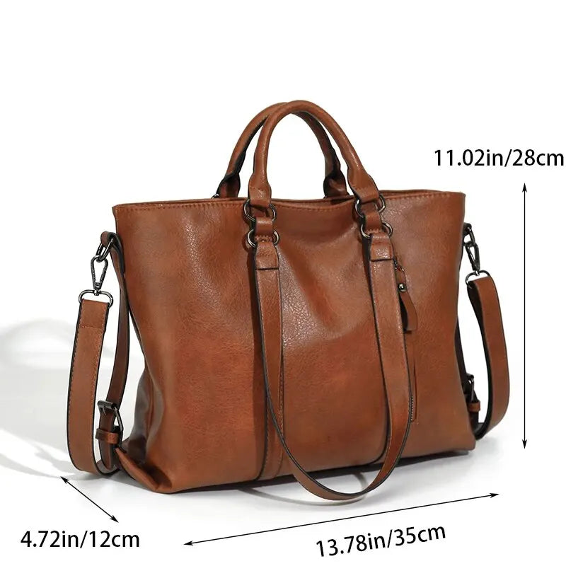 EB | Vintage Tote Tasche für Frauen Große Kapazität Handtasche Designer Handtasche Vintage Umhängetasche Marken Handtasche