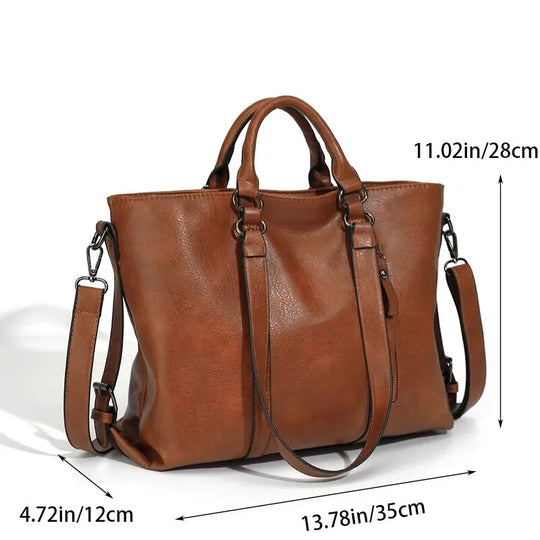 EB | Vintage Tote Tasche für Frauen Große Kapazität Handtasche Designer Handtasche Vintage Umhängetasche Marken Handtasche
