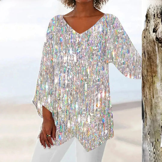 EB | Vintage V-Ausschnitt Top