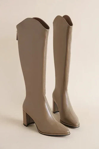 EB | Spitzer Zehen Mid-Calf Stiefel