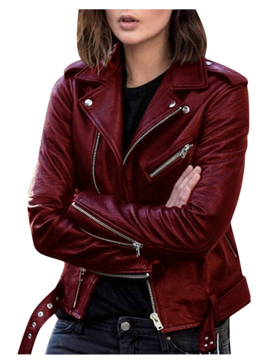 EB | Kunst jacke mit schlanker Silhouette für einen schicken Look