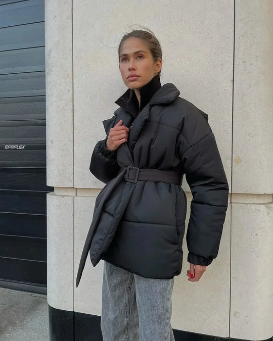 EB | Pufferjacke mit Gürtel