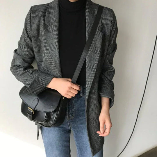 EB | Blazer mit Karierter Jacke
